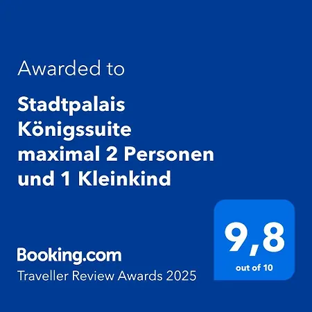 Stadtpalais Koenigssuite Maximal 2 Personen Und 1 Kleinkind